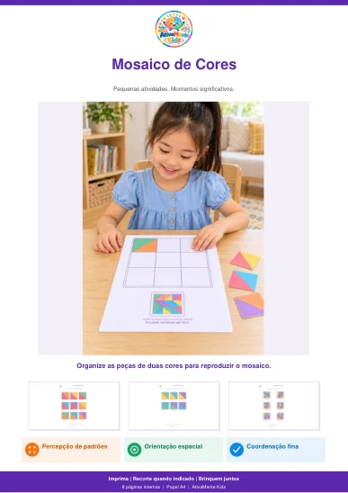 Atividade: Mosaico de Cores e Formas