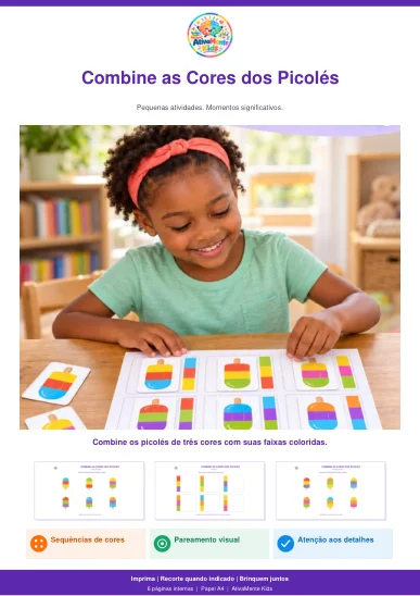 Atividade: Palitos de Picolé e Cores